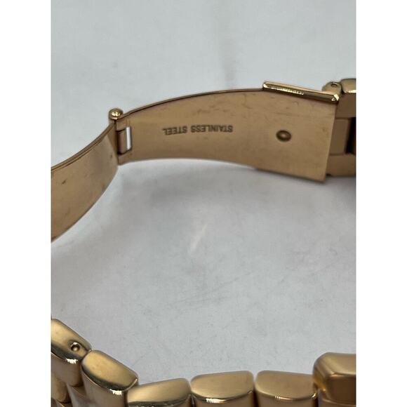 Michael Kors Runway Chronograph Rose Gold Stainless Steel Womens Watch MK5128 - Picture 10 of 14